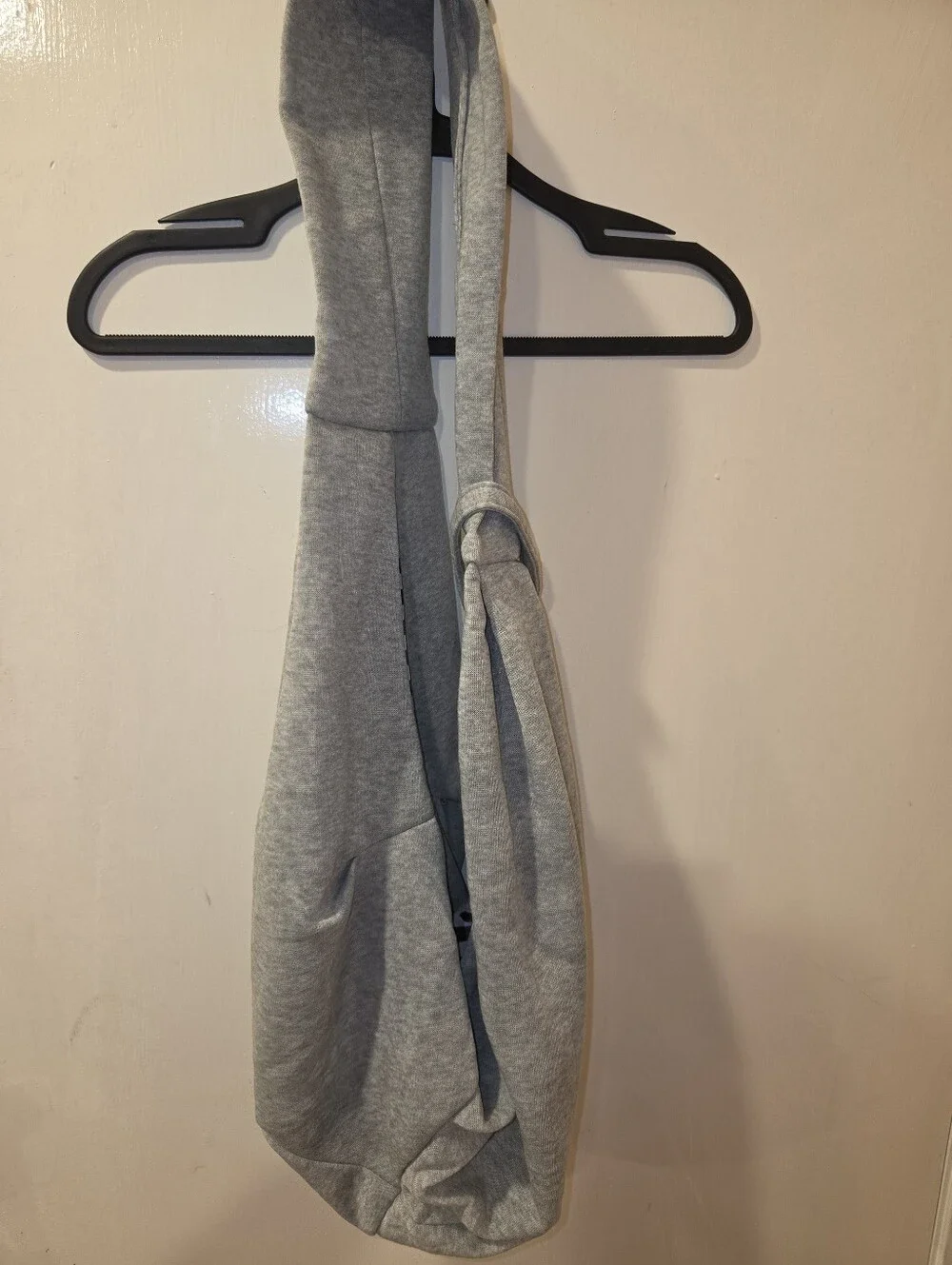 Grey Dog Sling Carrier Hoodie - Comfortable Pet Sling